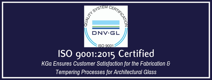 Kensington Glass Arts, Inc. Announces Certification to ISO 9001:2015 Standards