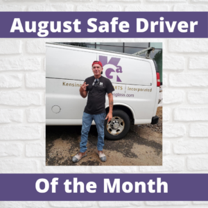 August Safe Driver of the Month