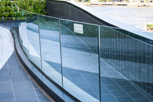 image of tempered laminated glass railing
