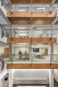 Confidential Non-Profit HQ in Baltimore with Glass Railings Fabricated & Installed by KGa